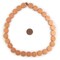 The Bead Chest Copper Circular Natural Wood Beads (15x15mm): Organic Eco-Friendly Wooden Bead Strand for DIY Jewelry, Crafts, Necklace and Bracelet Making